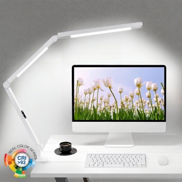 Brilagi - VARIO LED dimmelhető, érintésvezérelt, flexibilis asztali lámpa LED/12W/230V 3000/4000/5000/6500K CRI 92 fehér