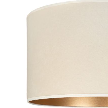 Brilagi - VELVET függőlámpa kábellel 1xE27/60W/230V Ø 40 cm krémszínű/arany