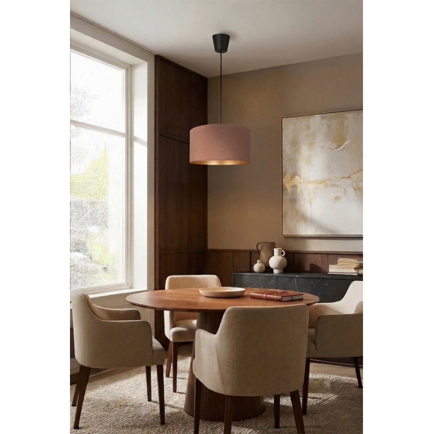 Brilagi - VELVET kábeles függeszték 1xE27/60W/230V átm. 40 cm bézs/arany