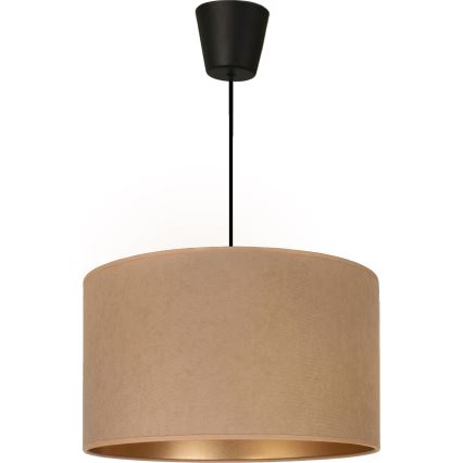 Brilagi - VELVET kábeles függőlámpa 1xE27/60W/230V, átm. 40 cm, bézs/arany