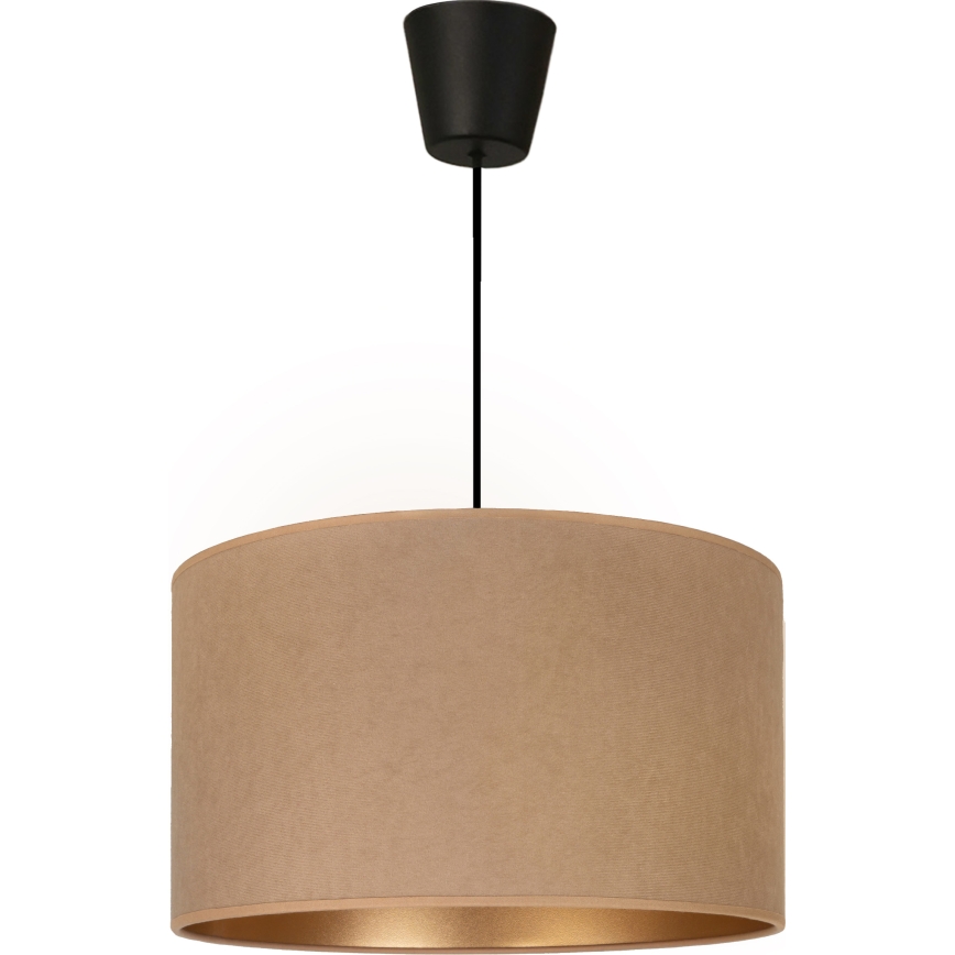 Brilagi - VELVET kábeles függőlámpa 1xE27/60W/230V, átm. 40 cm, bézs/arany