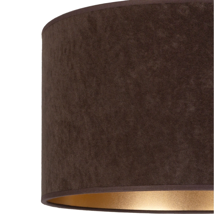 Brilagi - VELVET kábeles függőlámpa 1xE27/60W/230V Ø 40 cm barna/arany