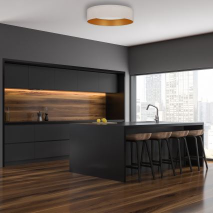 Brilagi - LED mennyezeti lámpa VELVET LED/24W/230V átm. 40 cm 3000/4000/6400K krém/arany