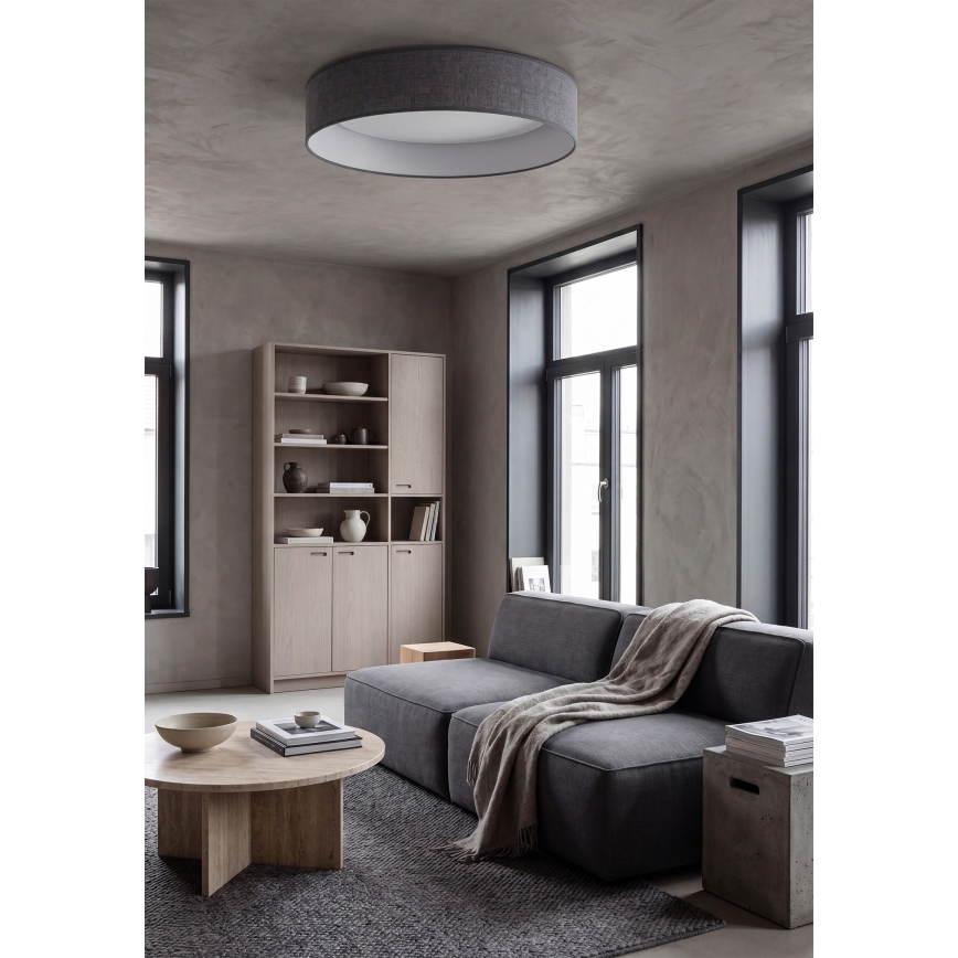 Brilagi - VELVET SIMPLE LED/24W/230V mennyezeti lámpatest, 3000K, Ø 45 cm, szürke