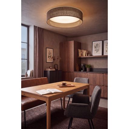 Brilagi - VELVET SIMPLE LED mennyezeti lámpa, 24 W, 230 V, 3000 K, átmérő 45 cm, barna