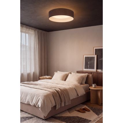 Brilagi - VELVET SIMPLE LED mennyezeti lámpa 24W/230V, 3000K, Ø 45 cm, barna