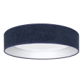 Brilagi - VELVET SIMPLE LED mennyezeti lámpa 24W/230V, 4000K, Ø 45 cm, kék