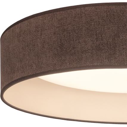 Brilagi - VELVET SIMPLE LED mennyezeti lámpa, 36W, 230V, 3000K, átm. 55 cm, barna