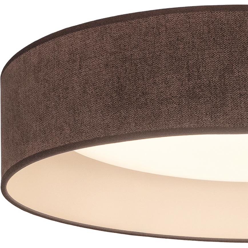 Brilagi - VELVET SIMPLE LED mennyezeti lámpa, 36W, 230V, 3000K, átm. 55 cm, barna