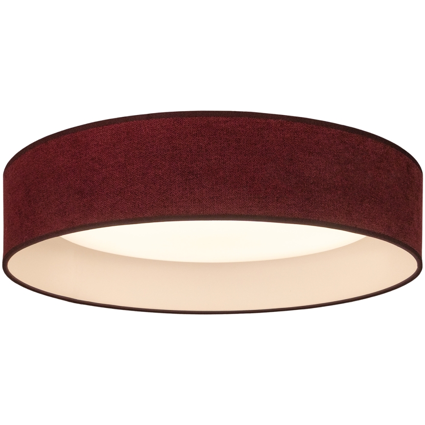 Brilagi - VELVET SIMPLE LED mennyezeti lámpatest, 36 W / 230 V / 3000 K, átmérő 55 cm, bordó