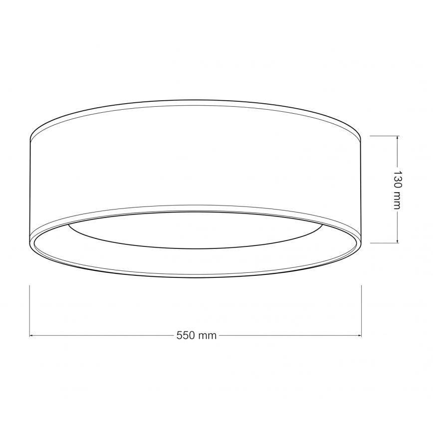 Brilagi - VELVET SMARTIX LED dimmelhető mennyezeti lámpa LED/36W/230V 3000–6000K átm. 55 cm fehér Wi-Fi Tuya Beacon + távirányító