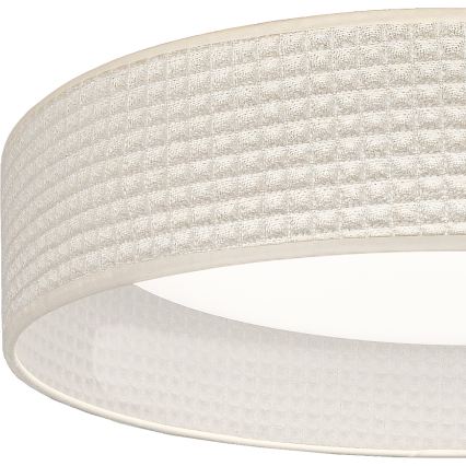 Brilagi - LED dimmelhető mennyezeti lámpatest VELVET SMARTIX LED/24W/230V 3000-6000K Ø 45 cm krémszínű Wi-Fi Tuya Beacon + távirányító