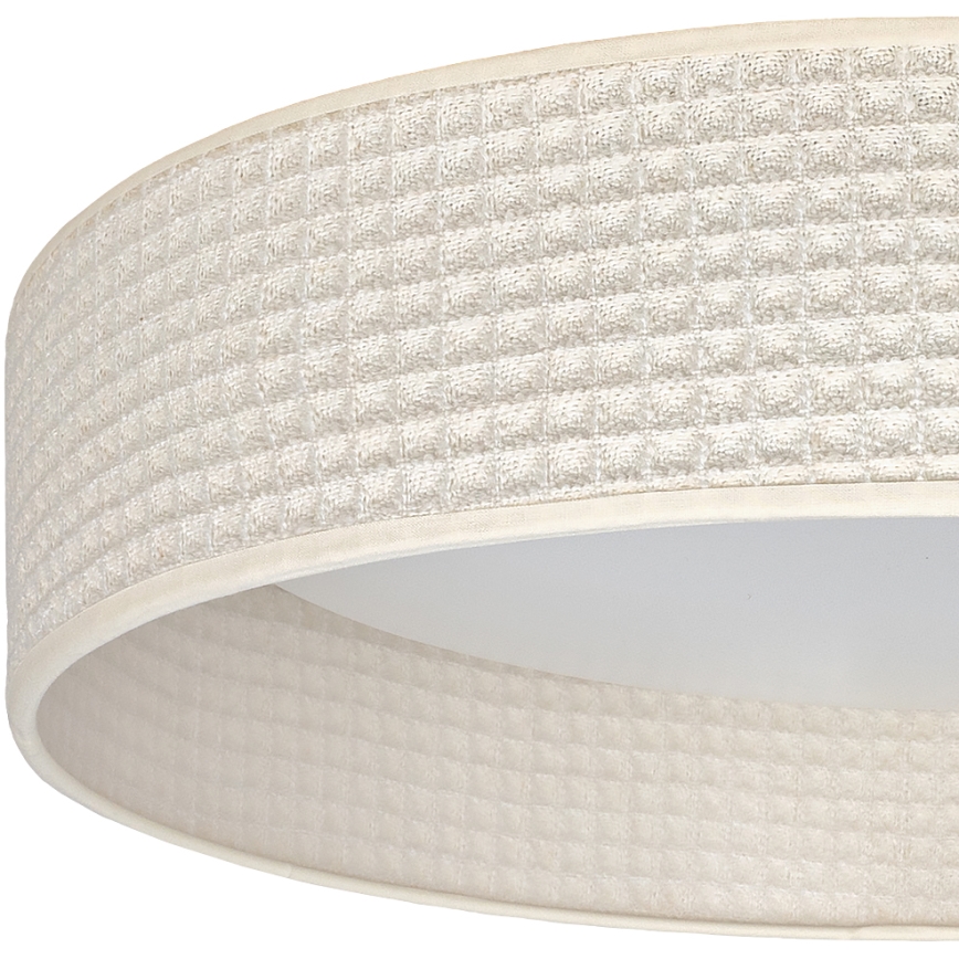 Brilagi - LED dimmelhető mennyezeti lámpatest VELVET SMARTIX LED/24W/230V 3000-6000K Ø 45 cm krémszínű Wi-Fi Tuya Beacon + távirányító