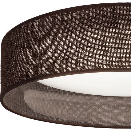 Brilagi - LED dimmelhető mennyezeti lámpa VELVET SMART VARI LED/24W/230V 3000-6500K átm. 45 cm barna + távirányító