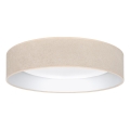 Brilagi - VELVET SMARTIX LED dimmelhető mennyezeti lámpatest LED/24W/230V 3000-6000K átm. 45 cm krémszínű Wi-Fi Tuya Beacon + távirányító
