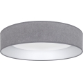 Brilagi - VELVET SMARTIX LED fényerőszabályozható mennyezeti lámpa, 36 W, 230 V, 3000–6000 K, Ø 55 cm, szürke, Wi‑Fi (Tuya, Beacon) + távirányító