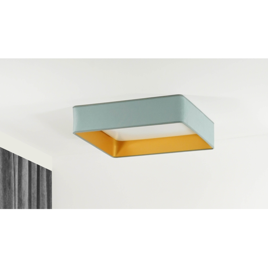 Brilagi - LED Mennyezeti lámpa VELVET SQUARE LED/24W/230V menta