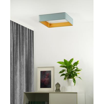 Brilagi - LED Mennyezeti lámpa VELVET SQUARE LED/24W/230V menta