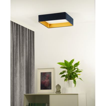 Brilagi - LED mennyezeti lámpa VELVET SQUARE LED/24W/230V 43x43 cm sötétkék