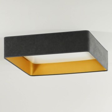 Brilagi - VELVET SQUARE LED mennyezeti lámpatest 24W 230V 43×43 cm, szürke