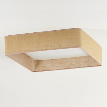 Brilagi - VELVET SQUARE mennyezeti LED lámpatest LED/24W/230V 43x43 cm barna