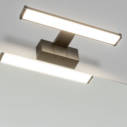 Brilagi - LED fürdőszobai tükörvilágítás 3 az 1-ben VESTRA LED/6W/230V 30 cm IP44 fekete