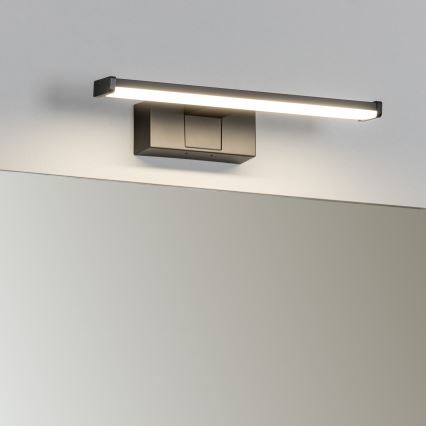 Brilagi - LED fürdőszobai tükörvilágítás 3 az 1-ben VESTRA LED/6W/230V 30 cm IP44 fekete