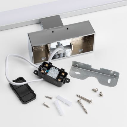 Brilagi - LED fürdőszobai tükörvilágítás 3 az 1-ben VESTRA LED/6W/230V 30 cm IP44 fényes króm