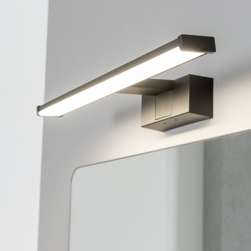 Brilagi - LED fürdőszobai tükörvilágítás 3 az 1-ben VESTRA LED/8W/230V 40 cm IP44 fekete