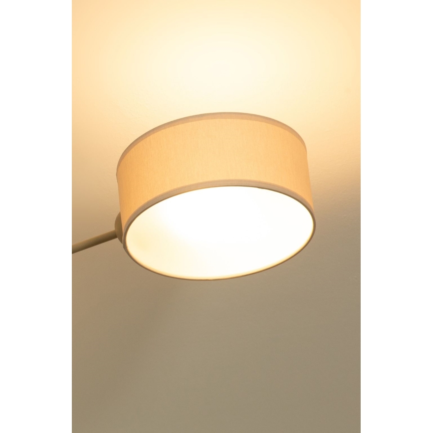 Brilagi - VIRGO felületre szerelhető csillár 4xE14/40W/230V krémszínű/arany