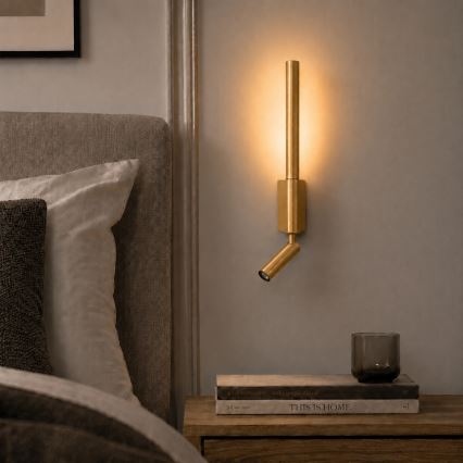 Brilagi - VIXON fali LED spotlámpa LED/3W/230V + LED/5W, arany, CRI 90