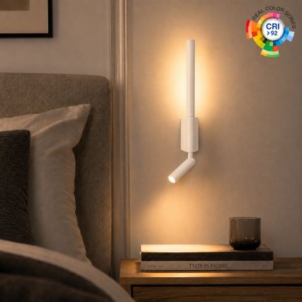 Brilagi - VIXON LED fali spotlámpa LED/3W/230V + LED/5W fehér CRI 90