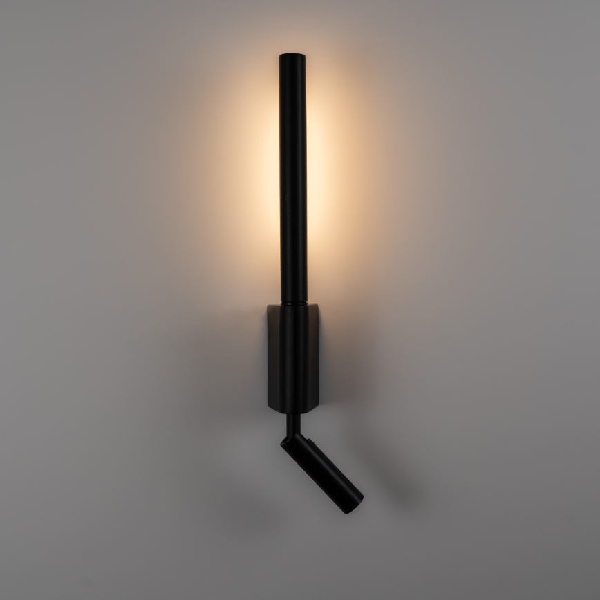 Brilagi - VIXON LED fali spotlámpa LED/3W/230V + LED/5W fekete CRI 90