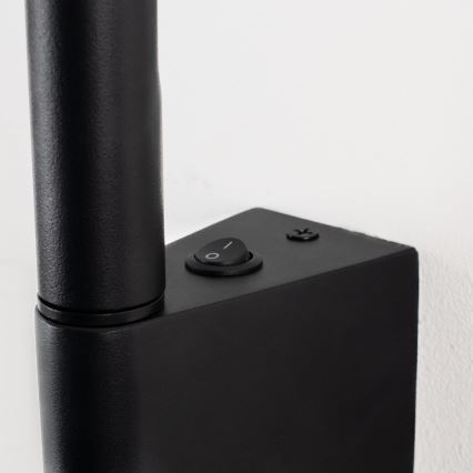 Brilagi - VIXON LED fali spotlámpa LED/3W/230V + LED/5W fekete CRI 90