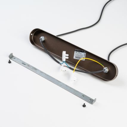BRILAGI - VULCANO kábelen függesztett csillár 7xG9/8W/230V bronz/füstös bézs