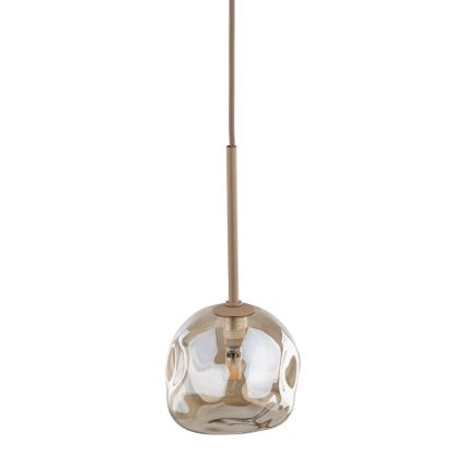 Brilagi - VULCANO kábelen függőlámpa 1xG9/8W/230V Ø 15 cm, bézs/füstös bézs