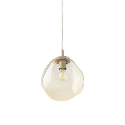 Brilagi - VULCANO kábeles függőlámpa 1xE27/15W/230V átm. 25 cm bézs/füstös bézs