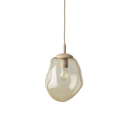 Brilagi - VULCANO kábeles függőlámpa 1xE27/15W/230V átm. 25 cm bézs/füstös bézs