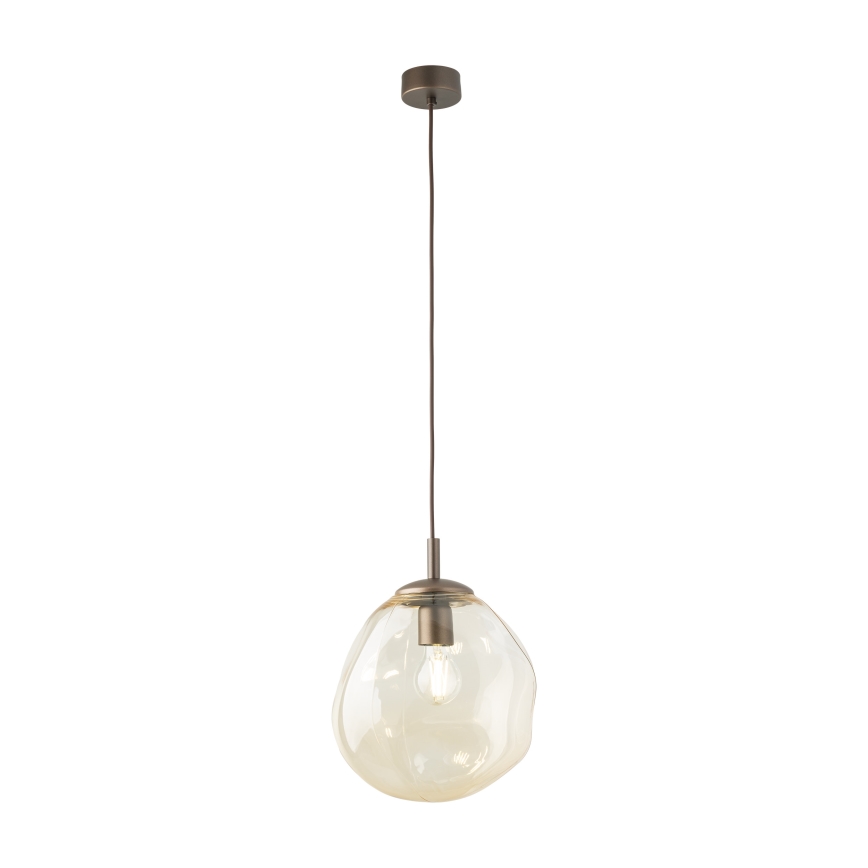 Brilagi - VULCANO zsinóros függeszték 1xE27/15W/230V átm. 25 cm bronz/füstös bézs