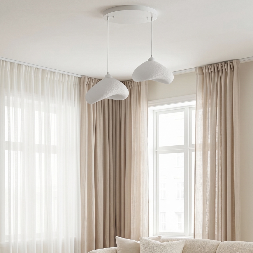 Brilagi - WABI SABI függeszték kábellel 2xE27/40W/230V Ø 45 cm fehér