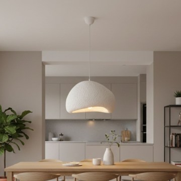 Brilagi - WABI SABI függőlámpa kábelen 1xE27/40W/230V Ø 50 cm fehér