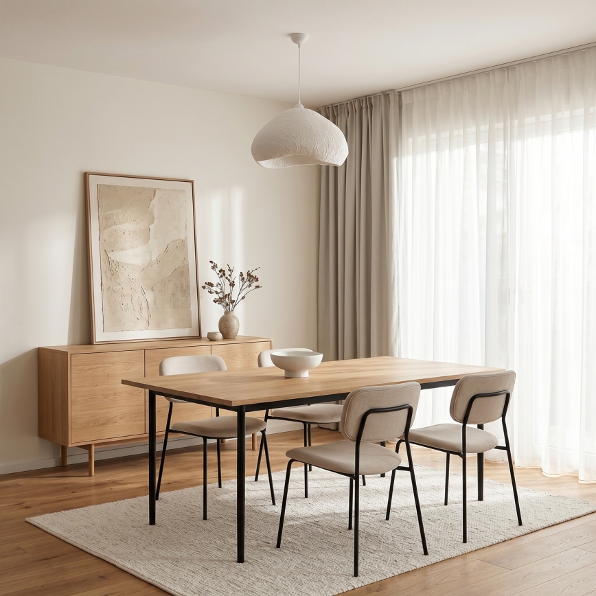 Brilagi - WABI SABI függőlámpa kábelen 1xE27/40W/230V Ø 50 cm fehér