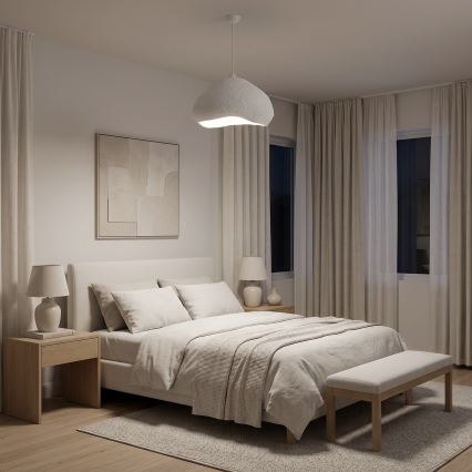 Brilagi - WABI SABI függőlámpa kábelen 1xE27/40W/230V Ø 50 cm fehér