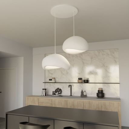 Brilagi - WABI SABI függőlámpa zsinóron 2xE27/40W/230V, fehér