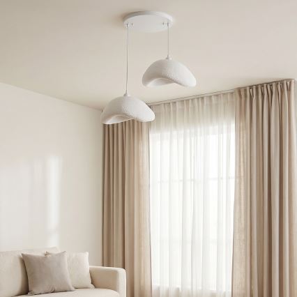 Brilagi - WABI SABI kábelcsillár 2xE27/40W/230V Ø 74 cm fehér