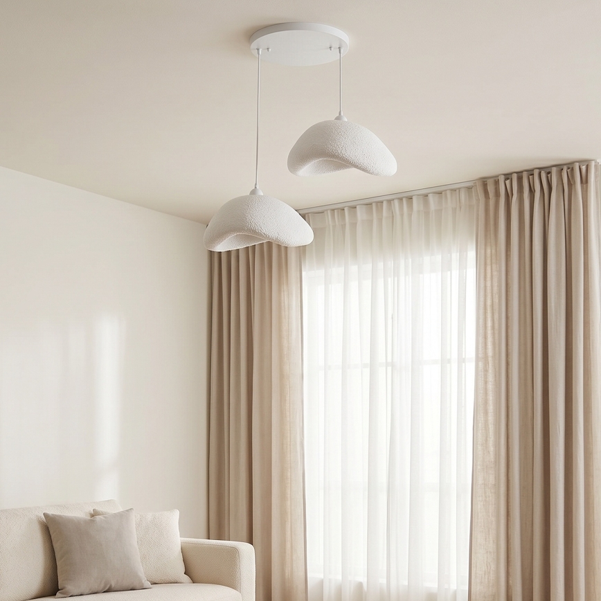 Brilagi - WABI SABI kábelcsillár 2xE27/40W/230V Ø 74 cm fehér