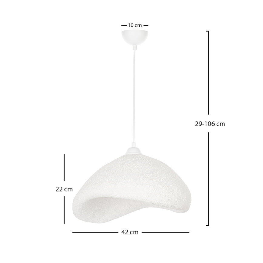 Brilagi - WABI SABI kábeles csillár 1xE27/40W/230V átm. 42 cm fehér
