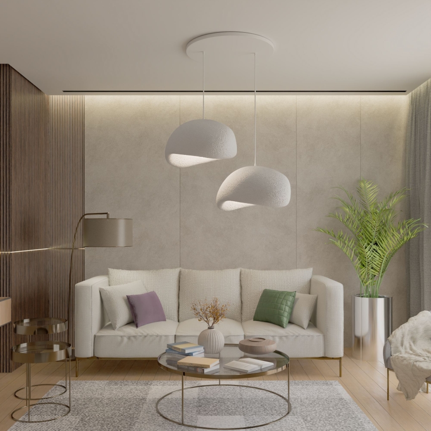 Brilagi - WABI SABI kábeles csillár 2xE27/40W/230V Ø 60 cm fehér