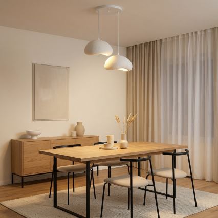 Brilagi - WABI SABI kábeles csillár 2xE27/40W/230V Ø 60 cm fehér