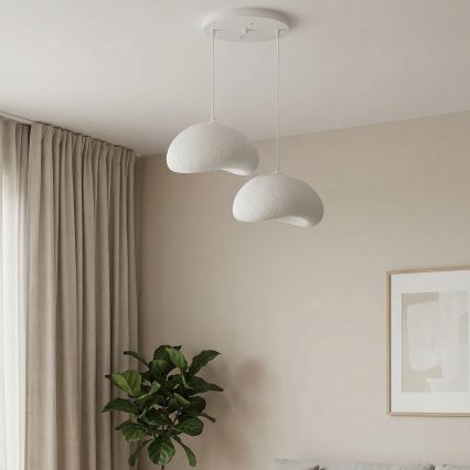 Brilagi - WABI SABI kábeles csillár 2xE27/40W/230V Ø 60 cm fehér